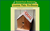 License Plate Birdhouse project