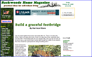 Build a graceful footbridge by Harrison Stone