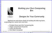 Building Your Own Composting Bin