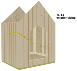 dog house plans | exterior siding