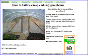 How to build a cheap, simple and easy greenhouse