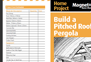Build A Pitched Roof Pergola