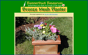 The RunnerDuck Bronze Mesh Planter, step by step instructions.