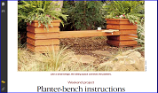 Planter-bench instructions